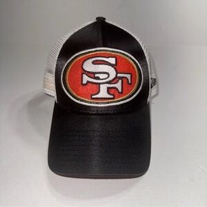 New Era Women’s San Francisco 49ers Mesh Logo Strapback Baseball Hat Brand New